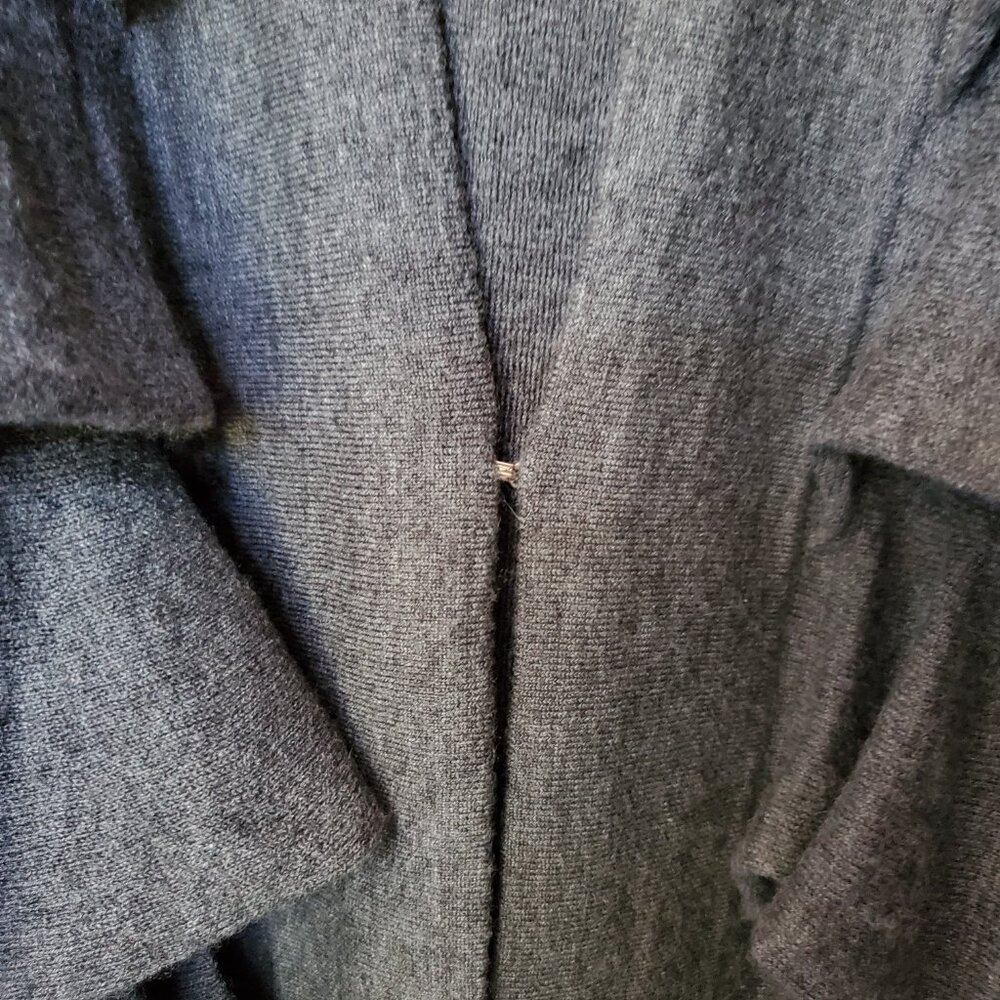 NEW Autumn Cashmere 100% Cashmere Ruffle Front Cardigan S - Picture 5 of 7